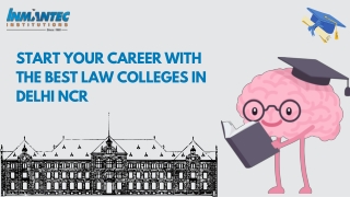 Start Your Career with the Best Law Colleges in Delhi NCR