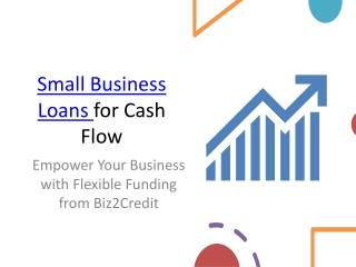 Small Business Loans for Cash Flow