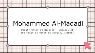 Mohammed Al-Madadi - A Passionate Change-Maker - Doha, Qatar