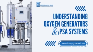 Choosing the Right Oxygen Generator