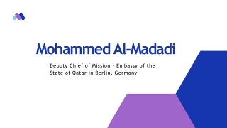 Mohammed Al-Madadi - A Transformative Guide - Doha, Qatar