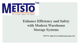 Enhance Efficiency and Safety with Modern Warehouse Storage