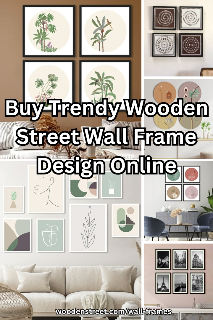 buy trendy wooden street wall frame design online