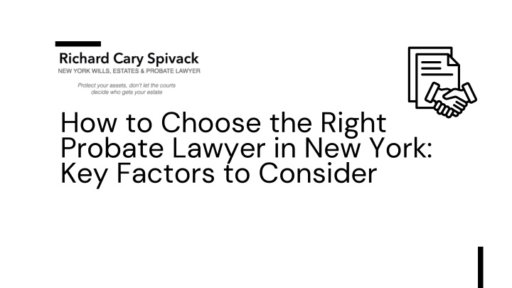 how to choose the right probate lawyer