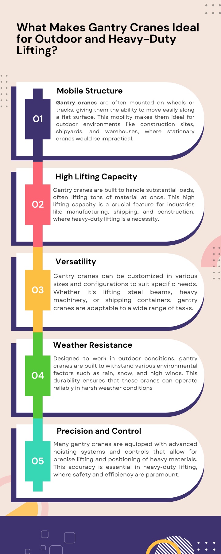 what makes gantry cranes ideal for outdoor