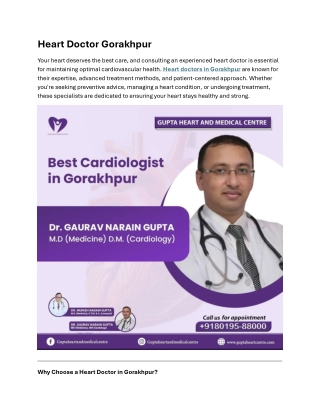 Heart Doctor Gorakhpur