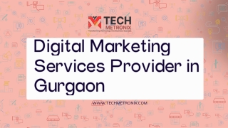 Digital Marketing Services Provider in Gurgaon