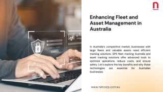 Gps Tracking Sydney | Gps Fleet Tracking Australia | Netcorp