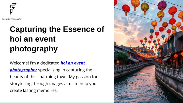 capturing the essence of hoi an event photography