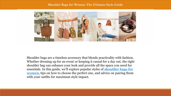 shoulder bags for women the ultimate style guide