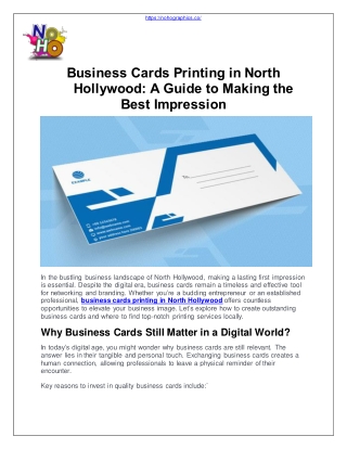 Premium Business Cards Printing - Elevate Your Brand Today