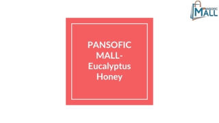 "Eucalyptus Honey: Nature's Healing Elixir for Wellness and Flavor"