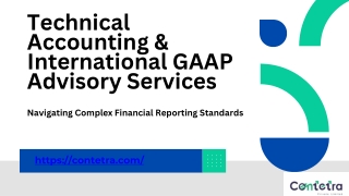 Technical Accounting Advisory by Contetra