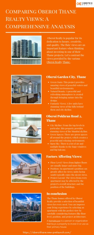 comparing oberoi thane realty views