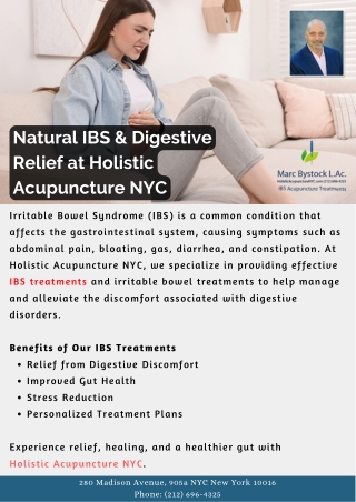 Natural IBS & Digestive Relief at Holistic Acupuncture NYC