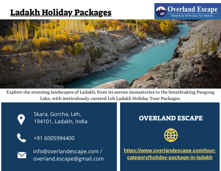 ladakh holiday packages