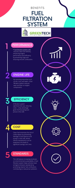 5 Key Benefits of Fuel Filtration System in UAE | Gosmena