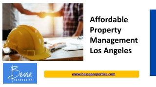 Affordable Property Management in Los Angeles