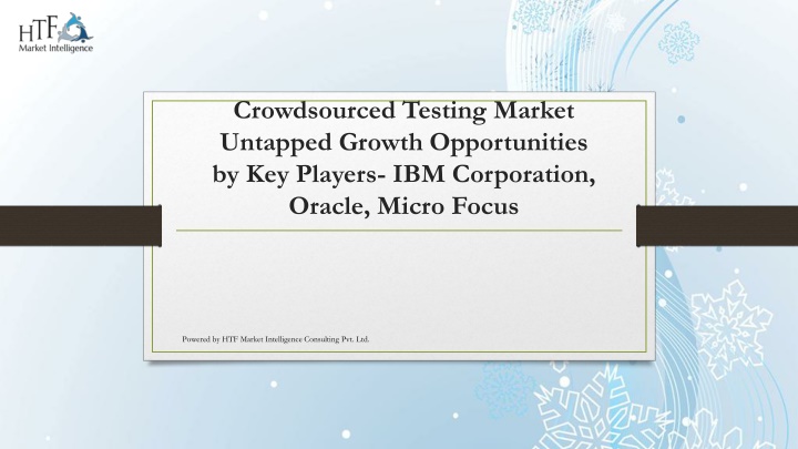 crowdsourced testing market untapped growth