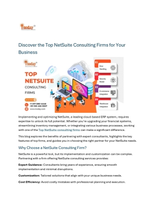 Discover the Top NetSuite Consulting Firms for Your Business