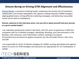 simone bervig on driving gtm alignment