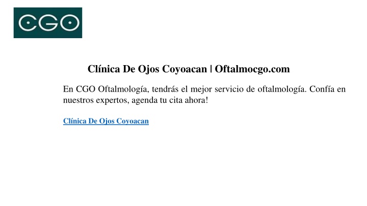 cl nica de ojos coyoacan oftalmocgo com