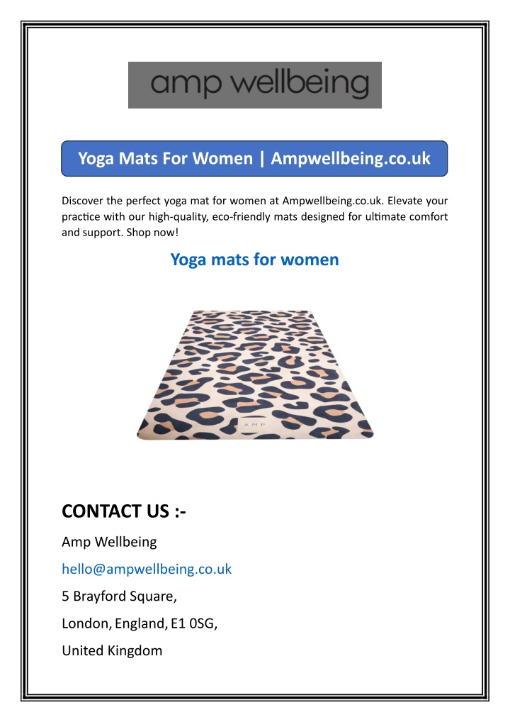 yoga mats for women ampwellbeing co uk