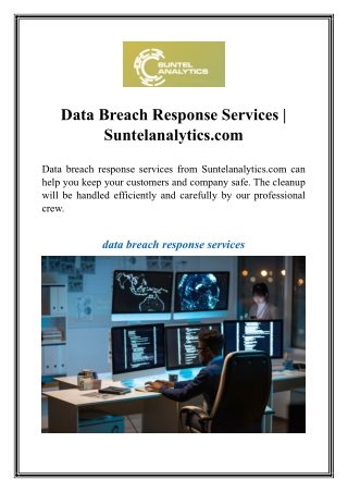 data breach response services suntelanalytics com