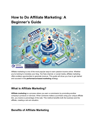 how to do affiliate marketing a beginner s guide