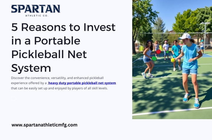 5 reasons to invest in a portable pickleball