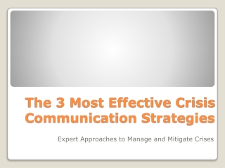 Mastering Crisis Communication Management: Effective Strategies for Business Res