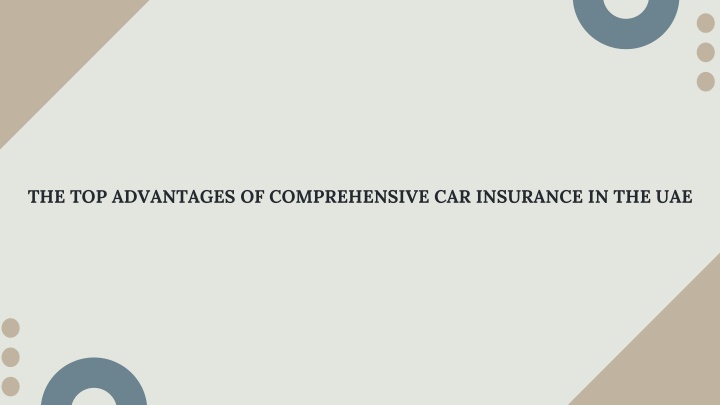 the top advantages of comprehensive car insurance