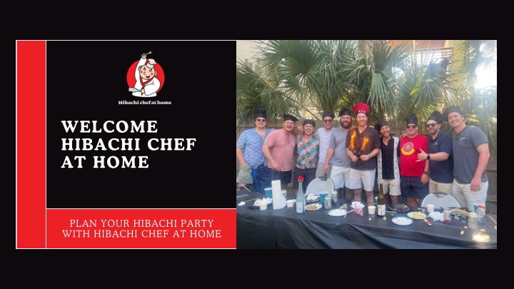 welcome hibachi chef at home