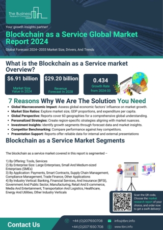 Blockchain as a Service Global Market Report 2024