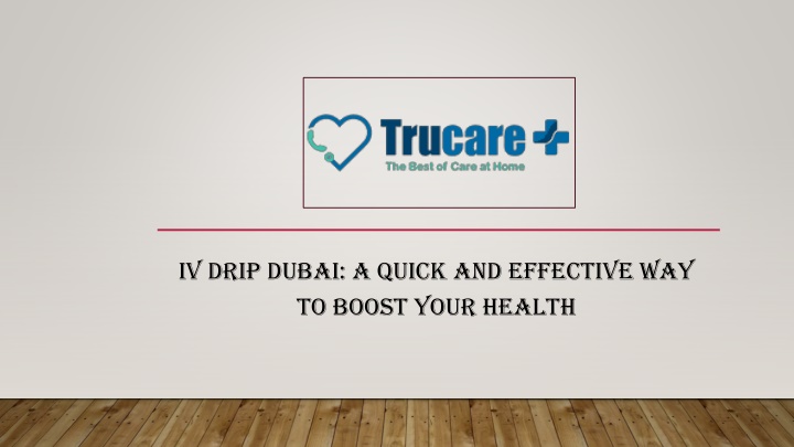 iv drip dubai a quick and effective way to boost your health