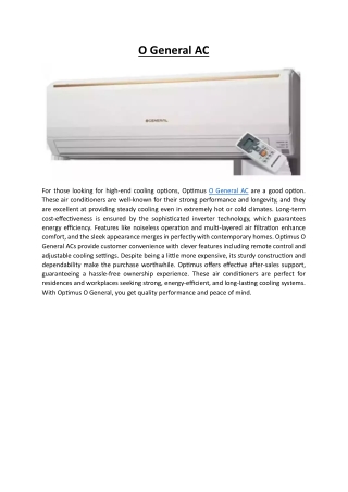 o general ac