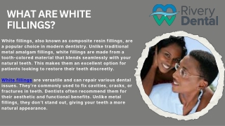 White Fillings A Natural, Durable Choice for Dental Health