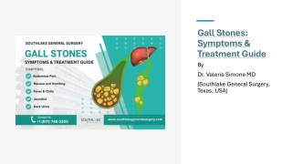 Gall Stones - Symptoms & Treatment Guide