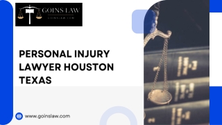 Experienced Personal Injury Lawyer in Houston, Texas