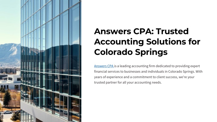 answers cpa trusted accounting solutions