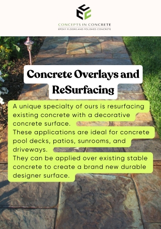 Top Concrete Resurfacing Companies for Stunning Concrete Overlays