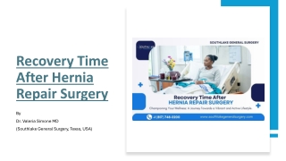 Recovery Time After Hernia Repair Surgery