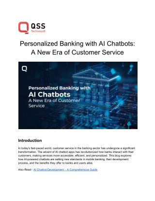 Personalized Banking with AI Chatbots A New Era of Customer Service (2)