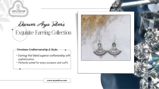 Elevate Your Style with Anya Silver Earrings