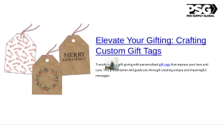 40 Custom Gift Tag Message Ideas For Holidays & More