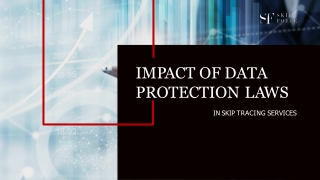 Imapct of data protection laws in Skip Tracing Services