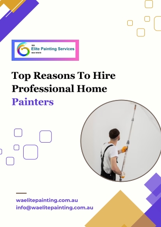 Top Reasons To Hire Professional Home Painters