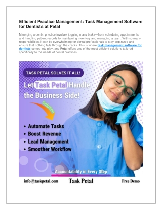 efficient practice management task management