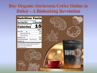 Buy Organic Mushroom Coffee Online in Dubai – A Biohacking Revolution