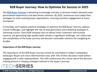 B2B Buyer Journey: How to Optimize for Success in 2025